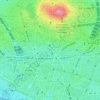 Mappa topografica 75009, altitudine, rilievo