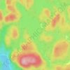 Mappa topografica Lower Ross Lake, altitudine, rilievo