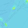 Mappa topografica Isole Borromee, altitudine, rilievo
