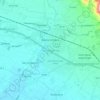 Mappa topografica Bastia Umbra, altitudine, rilievo