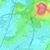 Mappa topografica Wieseck, altitudine, rilievo