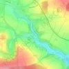 Mappa topografica Helmsdorf, altitudine, rilievo