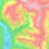 Mappa topografica Malvaglia, altitudine, rilievo
