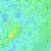 Mappa topografica New Port Richey East, altitudine, rilievo