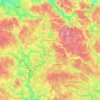 Mappa topografica городской округ Солнечногорск, altitudine, rilievo