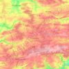 Mappa topografica Florennes, altitudine, rilievo