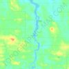 Mappa topografica Rivière Duparquet, altitudine, rilievo