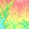 Mappa topografica I Terzi, altitudine, rilievo