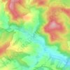 Mappa topografica Richelsdorf, altitudine, rilievo