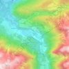 Mappa topografica Gemeinde Oetz, altitudine, rilievo