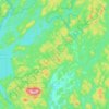 Mappa topografica Ferme-Neuve, altitudine, rilievo