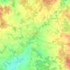 Mappa topografica Ельнинское городское поселение, altitudine, rilievo