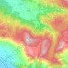Mappa topografica Quindici, altitudine, rilievo