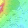 Mappa topografica Lariano, altitudine, rilievo