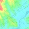 Mappa topografica Cabanelas, altitudine, rilievo