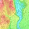 Mappa topografica Castelseprio, altitudine, rilievo