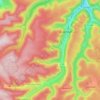 Mappa topografica Wildbad, altitudine, rilievo