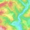 Mappa topografica Weiersbach, altitudine, rilievo