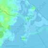 Mappa topografica Maasholm, altitudine, rilievo