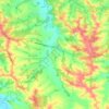 Mappa topografica Dému, altitudine, rilievo