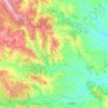 Mappa topografica Stigliano, altitudine, rilievo