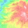 Mappa topografica Neoneli, altitudine, rilievo