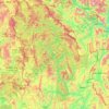 Mappa topografica Provincia di Phongsali, altitudine, rilievo