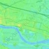 Mappa topografica Östliche Vorstadt, altitudine, rilievo