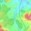 Mappa topografica Wölfershausen, altitudine, rilievo