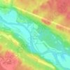Mappa topografica Гайгово, altitudine, rilievo