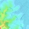 Mappa topografica Maryland, altitudine, rilievo