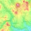 Mappa topografica Mittelherwigsdorf, altitudine, rilievo