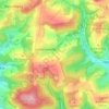 Mappa topografica Leitersweiler, altitudine, rilievo