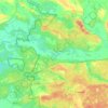Mappa topografica Вышковское городское поселение, altitudine, rilievo