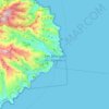 Mappa topografica San Sebastián de la Gomera, altitudine, rilievo