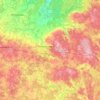 Mappa topografica Волоколамский муниципальный округ, altitudine, rilievo