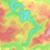 Mappa topografica Burgk, altitudine, rilievo