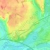 Mappa topografica Croxley Green, altitudine, rilievo