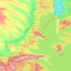 Mappa topografica Bratsk, altitudine, rilievo