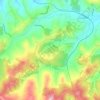 Mappa topografica Fontanile, altitudine, rilievo
