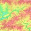 Mappa topografica 6670, altitudine, rilievo
