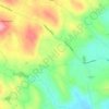 Mappa topografica Lossets, altitudine, rilievo