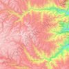 Mappa topografica Huasahuasi, altitudine, rilievo