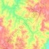 Mappa topografica Milho Verde, altitudine, rilievo