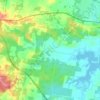 Mappa topografica Bishops Bridge, altitudine, rilievo