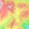 Mappa topografica Sarraquinhos, altitudine, rilievo