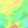 Mappa topografica les Piles, altitudine, rilievo