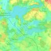 Mappa topografica Eutin, altitudine, rilievo