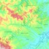 Mappa topografica Montefelcino, altitudine, rilievo