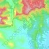 Mappa topografica Numinbah, altitudine, rilievo